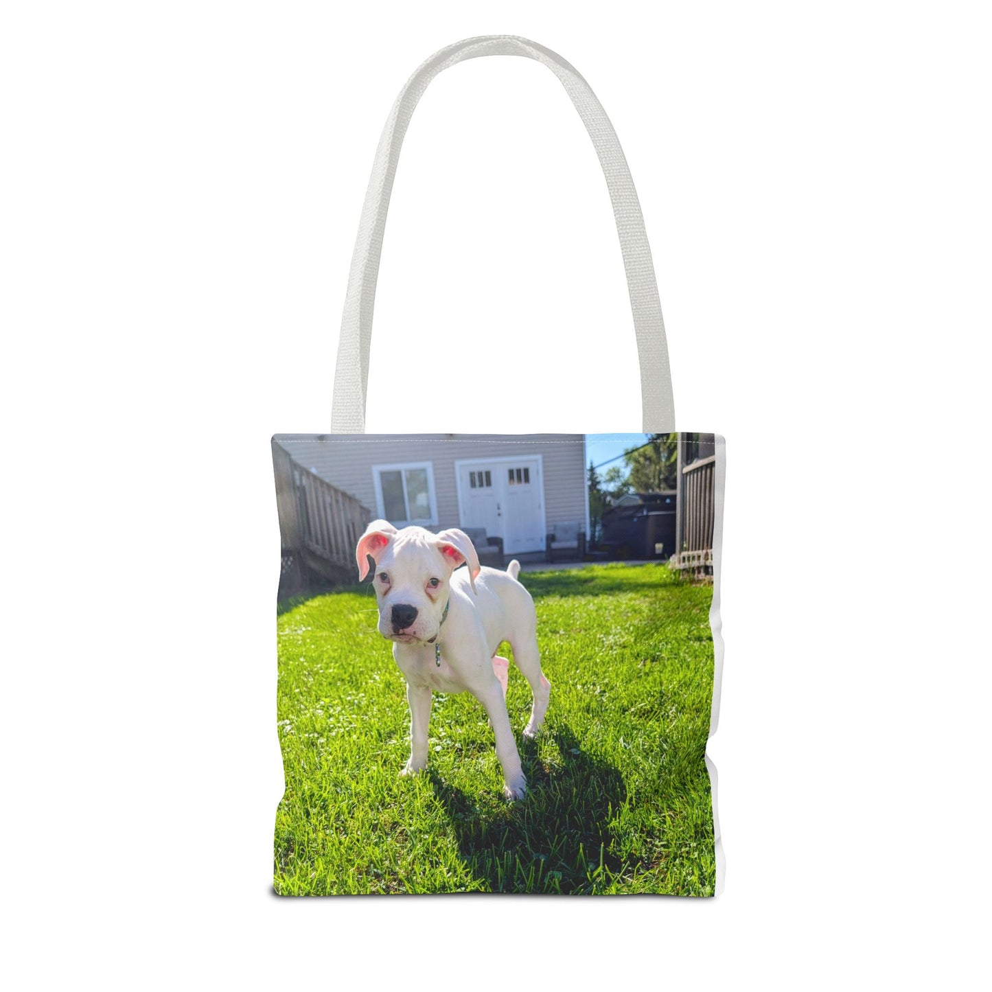 Dog Lover's Tote Bag - Featuring Adorable Pup, Perfect for Pet Owners, Beach Days, Shopping, Gifts, Eco-Friendly