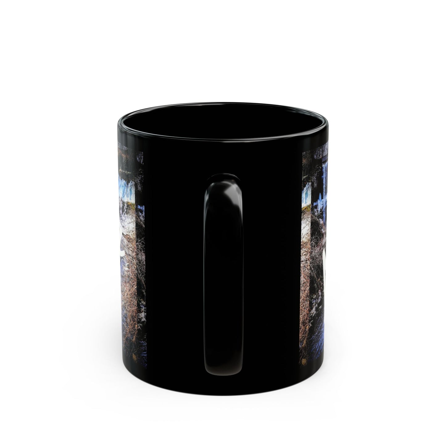Minnesota Scenic Black Mug | Perfect Gift for Coffee Lovers, Travel Souvenirs, Home Decor, St. Paul Collectibles, Winter Vibes