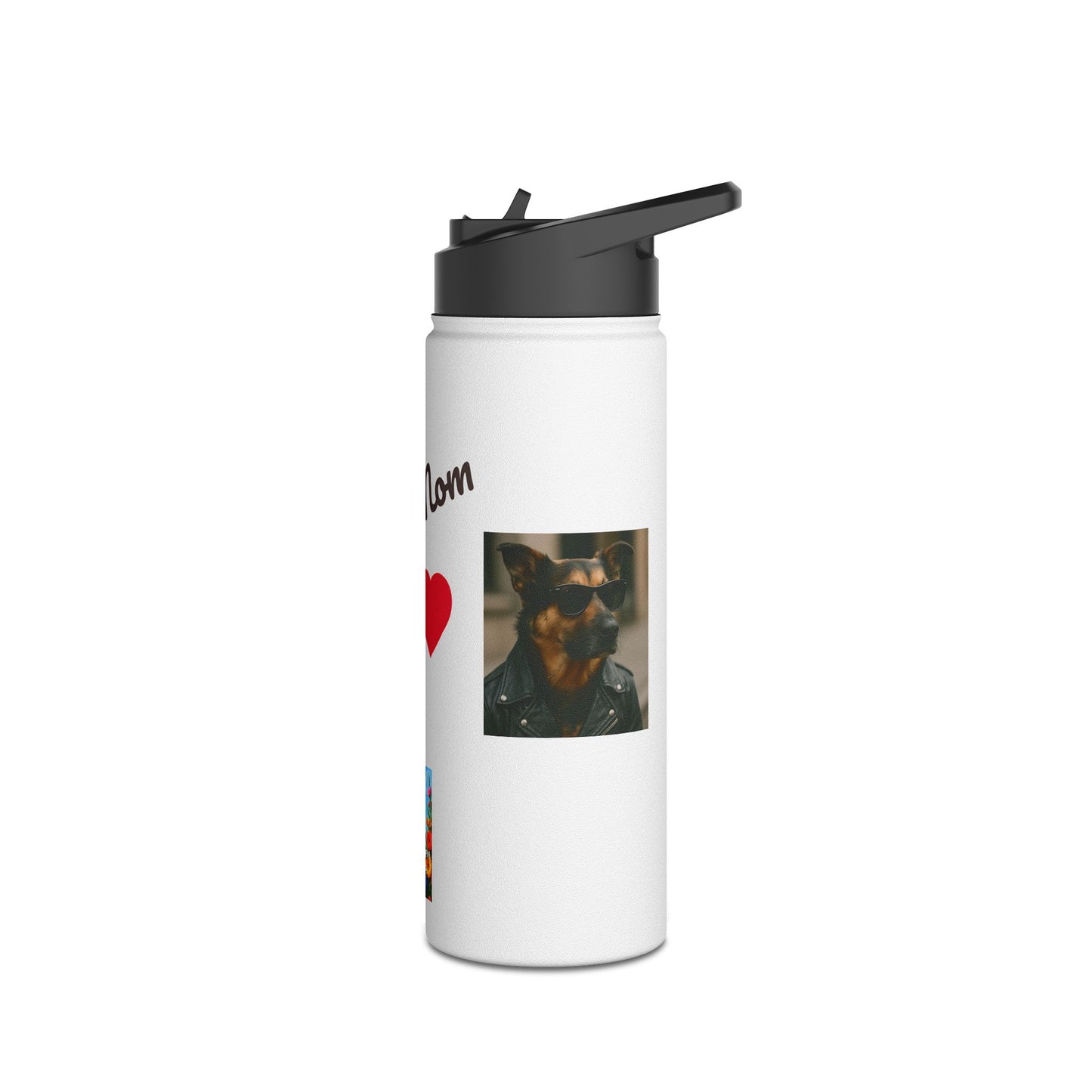 Copy of Dog Mom Stainless Steel Water Bottle, Animal Lover Gift, Eco-Friendly Hydration, Pet Owner Travel Mug, Unique Dog Parent Accessory