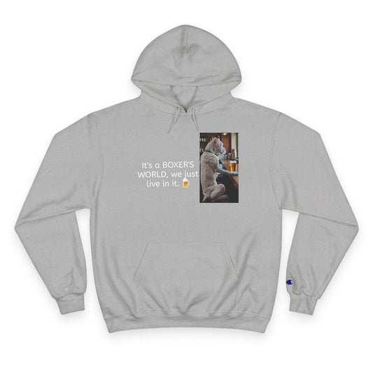 Boxer Dog Lover Hoodie - It's a Boxer's World Design