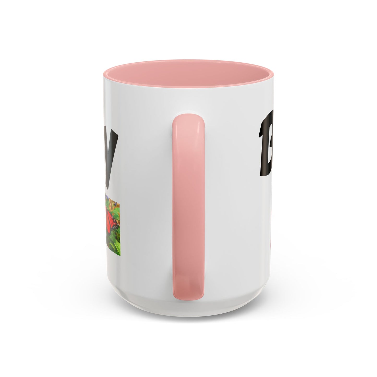 Butterfly Accent Coffee Mug | Perfect Gift for Nature Lovers | Unique Mug for Home/Office, Stylish Drinkware, Fun Gift Idea