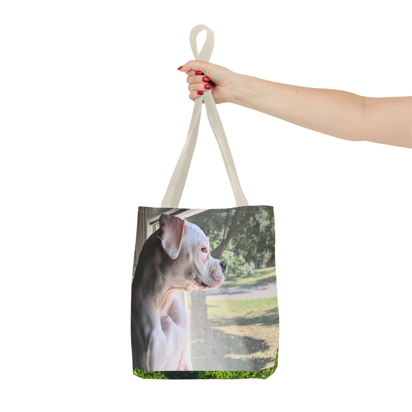 Dog Lover's Tote Bag - Featuring Adorable Pup, Perfect for Pet Owners, Beach Days, Shopping, Gifts, Eco-Friendly