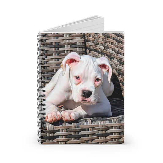 Adorable Puppy Spiral Notebook - Perfect for Dog Lovers, Journaling, School Notes, Gifts, and Pet Enthusiasts