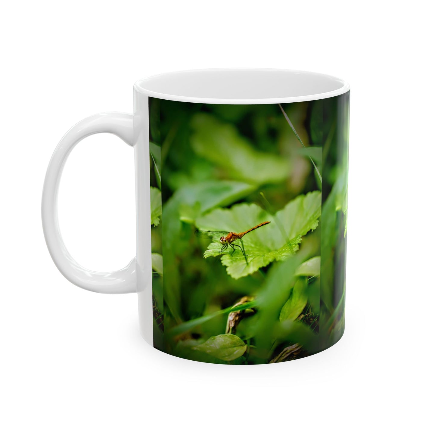 Nature-Inspired Ceramic Mug, Botanical Coffee Cup, Gift for Gardeners, Eco-Friendly Drinkware, Home Decor, Nature Lover's Mug
