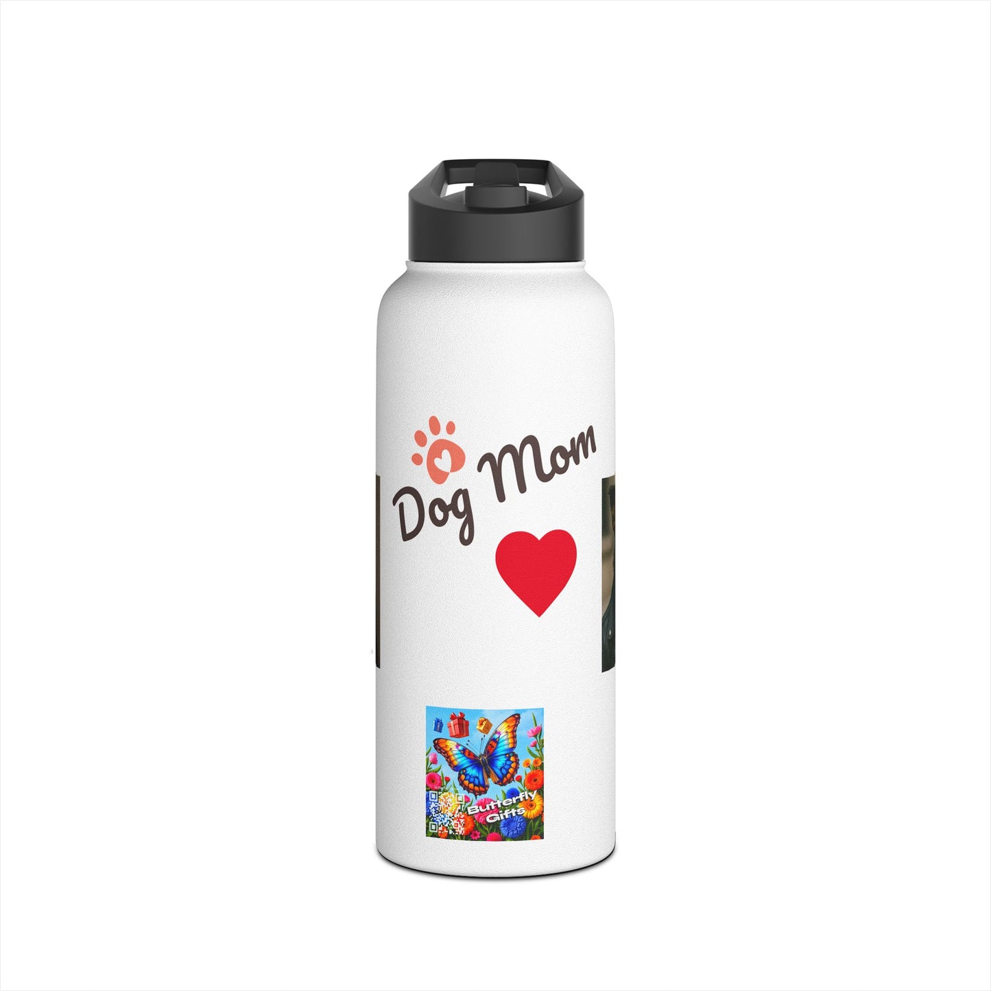 Copy of Dog Mom Stainless Steel Water Bottle, Animal Lover Gift, Eco-Friendly Hydration, Pet Owner Travel Mug, Unique Dog Parent Accessory
