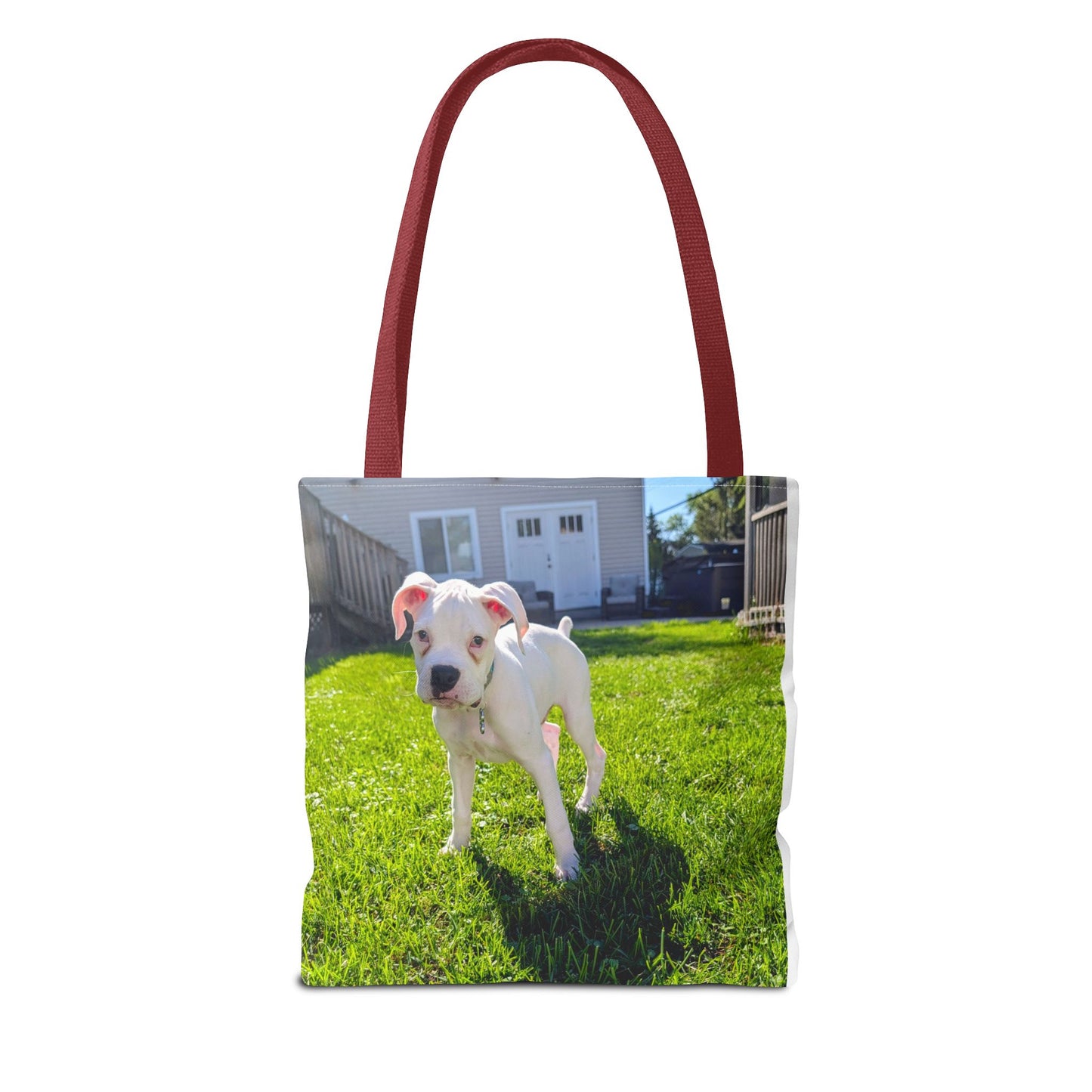 Dog Lover's Tote Bag - Featuring Adorable Pup, Perfect for Pet Owners, Beach Days, Shopping, Gifts, Eco-Friendly