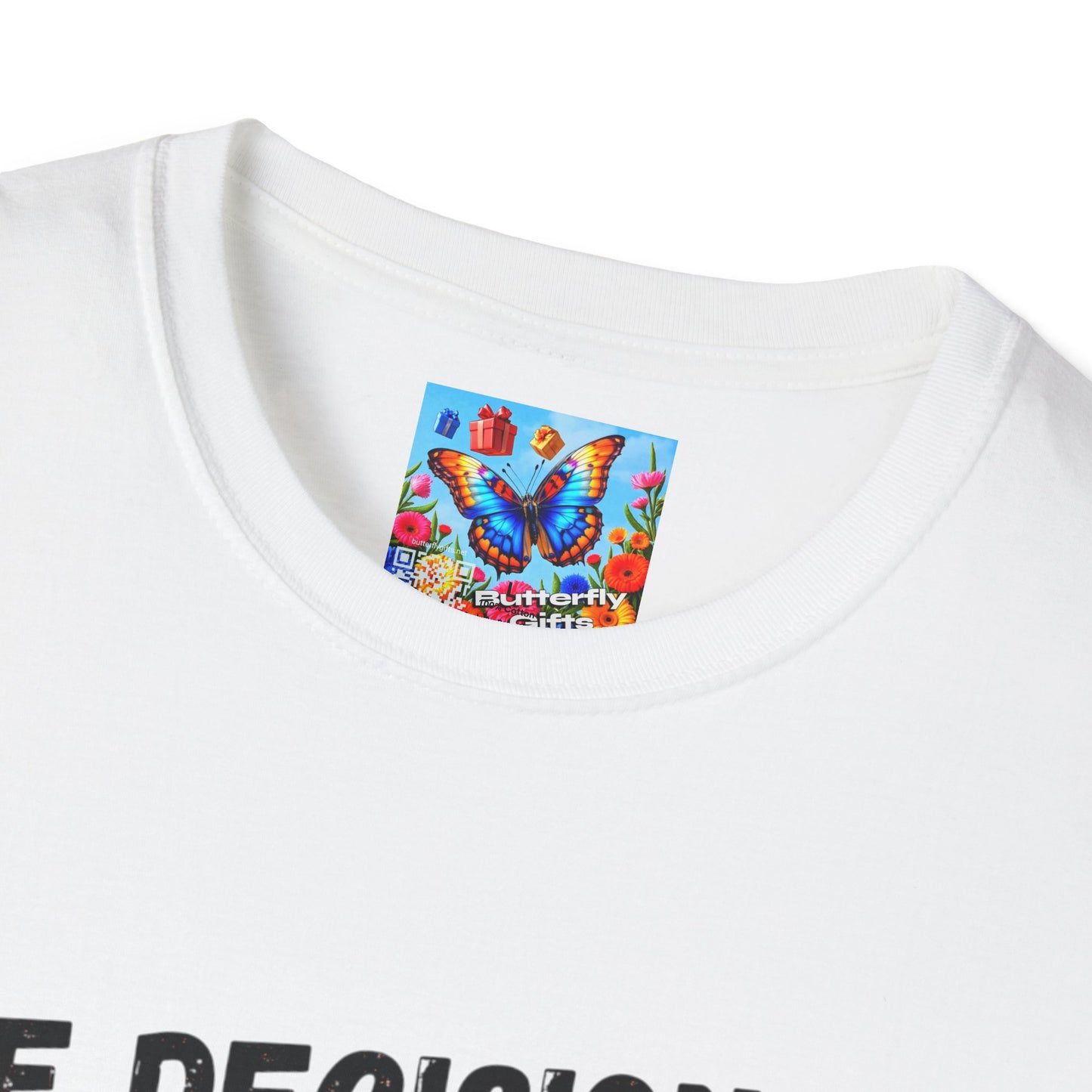Motivational Quote T-Shirt | Decisions Shape Your Future | Gift for Friends, Inspirational Apparel, Unisex Tee, Self-Improvement