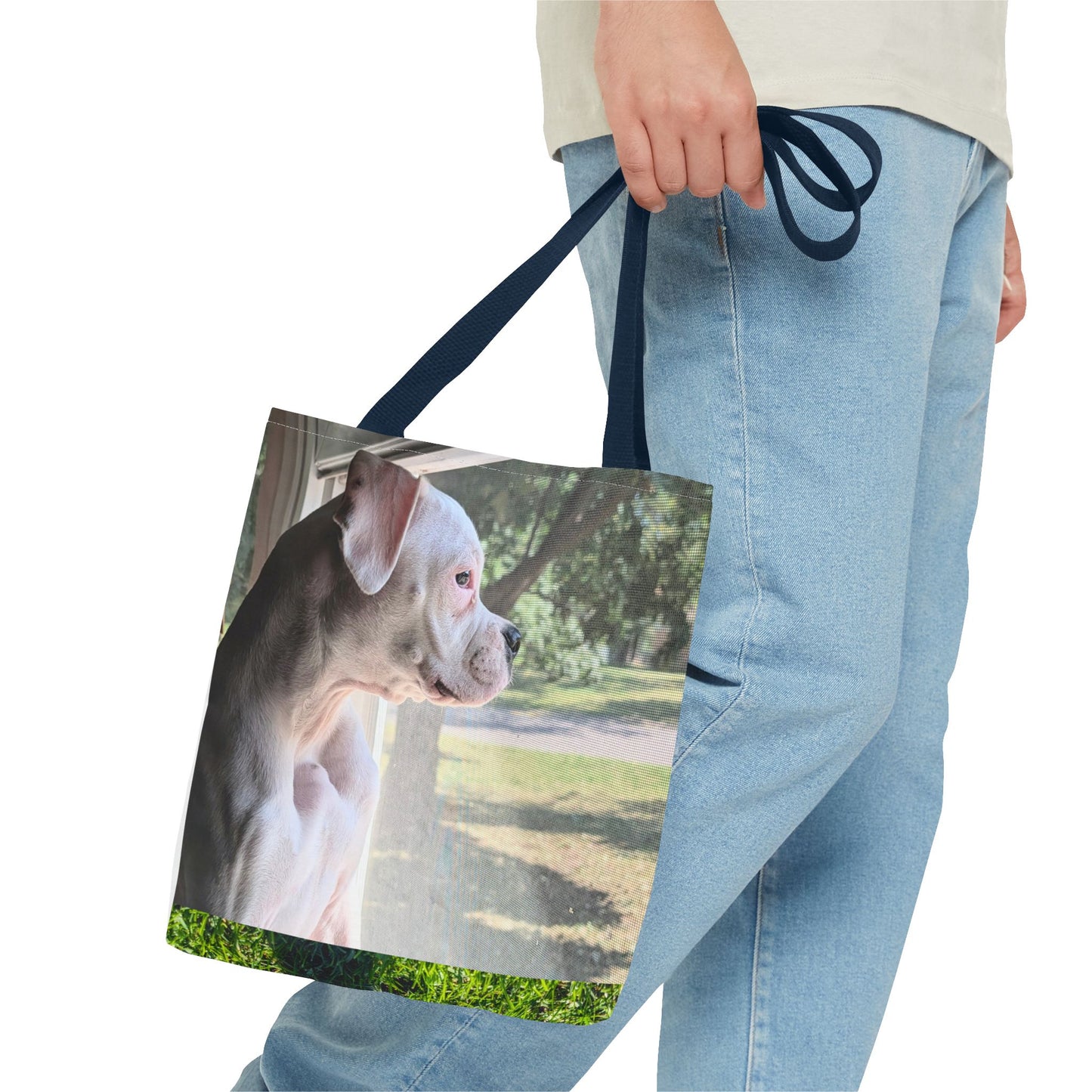 Dog Lover's Tote Bag - Featuring Adorable Pup, Perfect for Pet Owners, Beach Days, Shopping, Gifts, Eco-Friendly