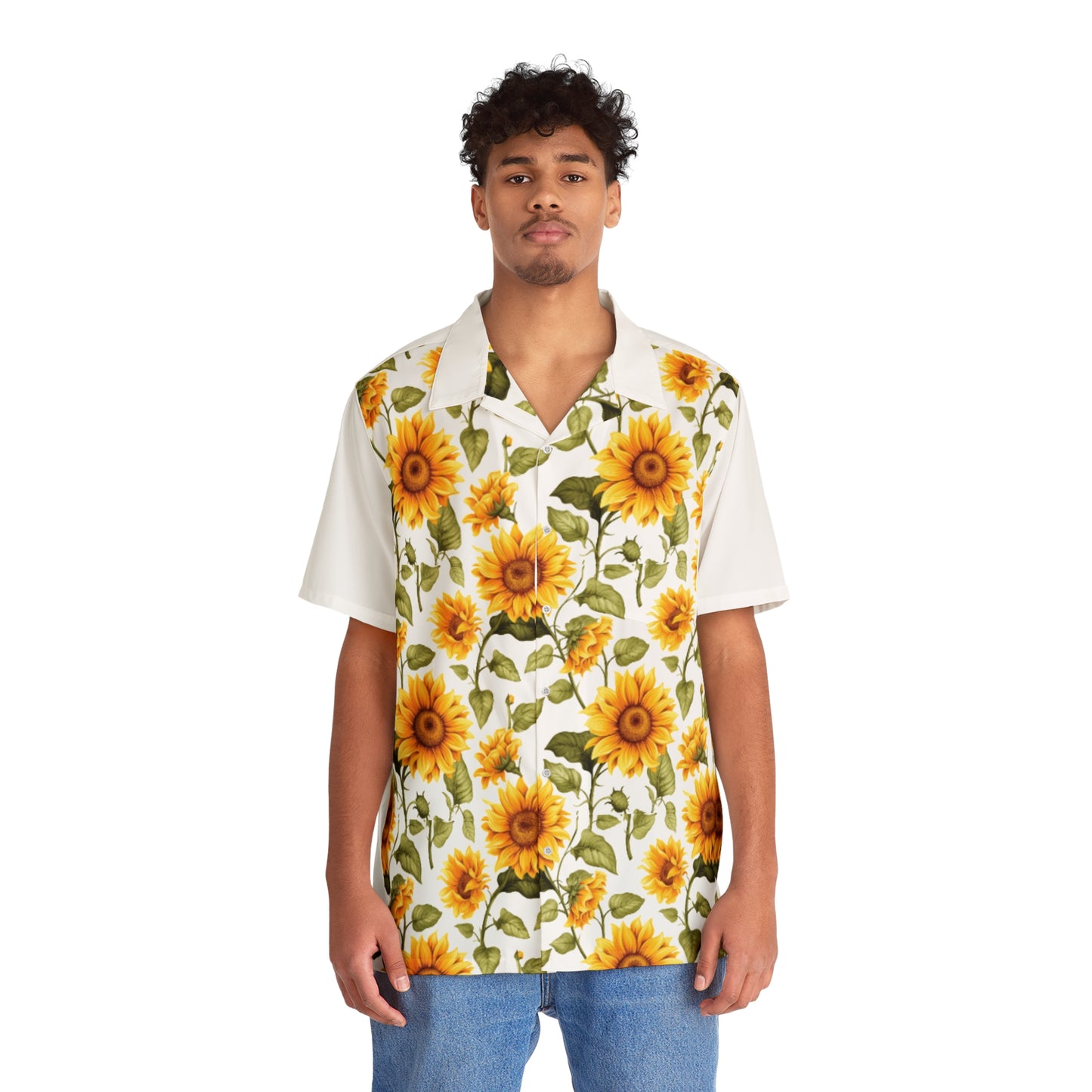 Men's Floral Hawaiian Shirt, Summer Beach Shirt, Vacation Outfit, Retro Aloha Shirt, Casual Luau Top, Gift for Him