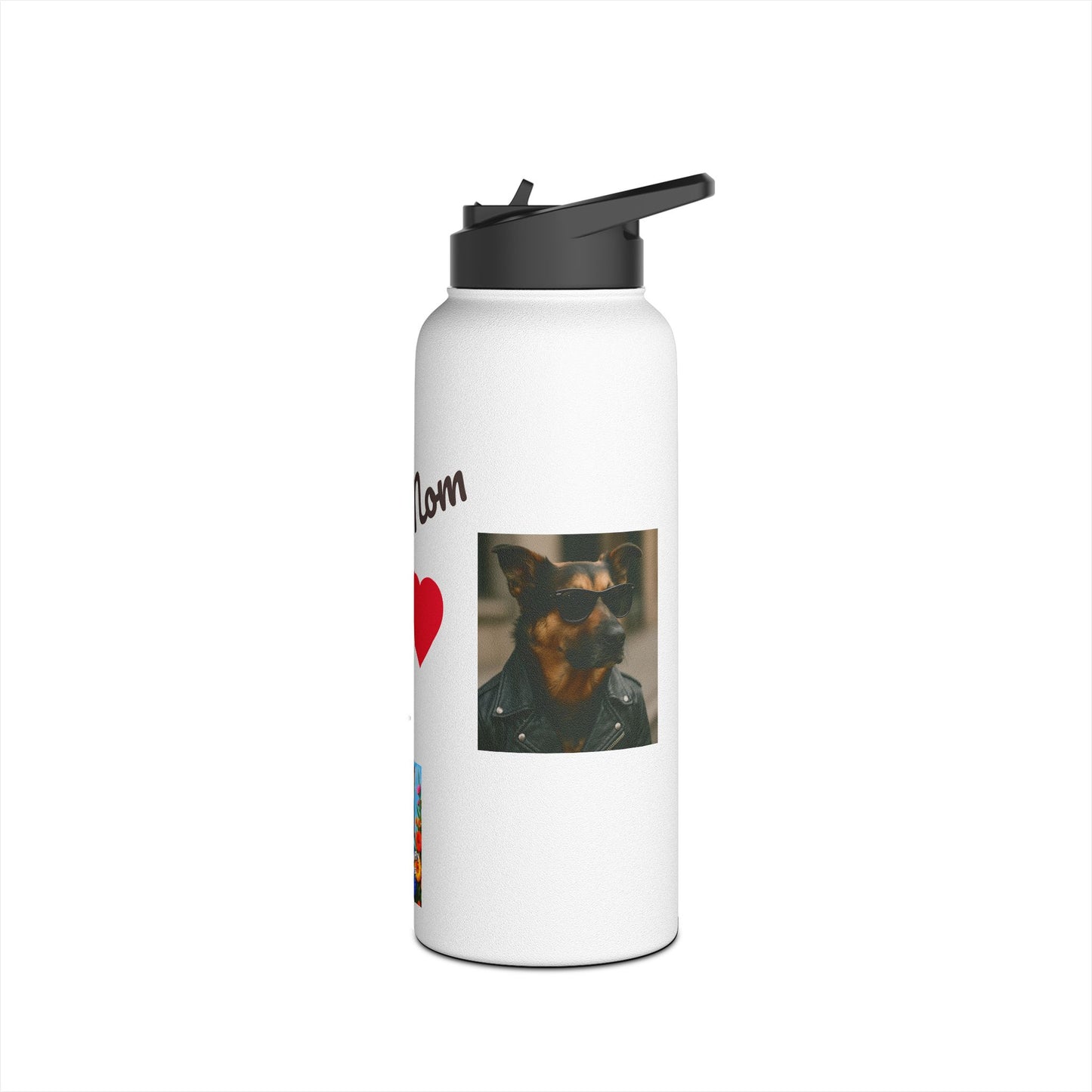 Copy of Dog Mom Stainless Steel Water Bottle, Animal Lover Gift, Eco-Friendly Hydration, Pet Owner Travel Mug, Unique Dog Parent Accessory