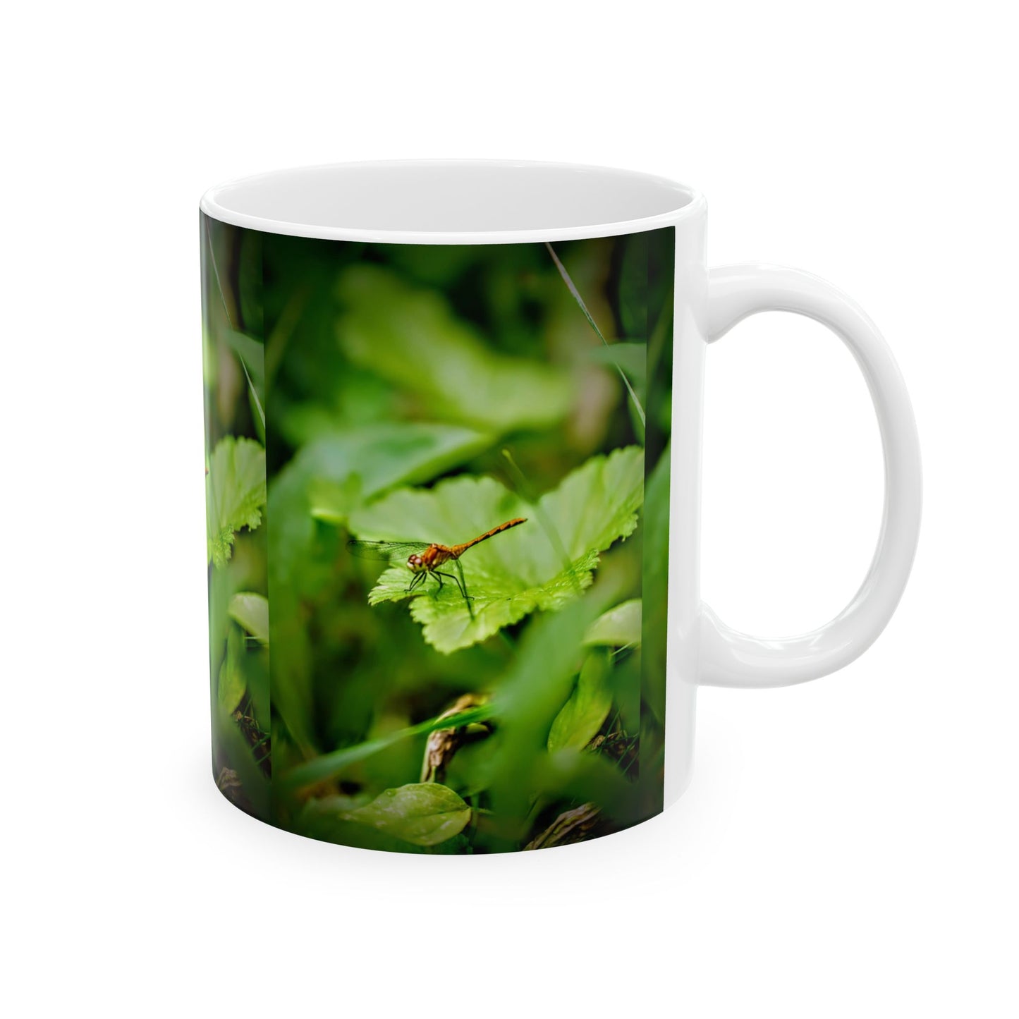Nature-Inspired Ceramic Mug, Botanical Coffee Cup, Gift for Gardeners, Eco-Friendly Drinkware, Home Decor, Nature Lover's Mug