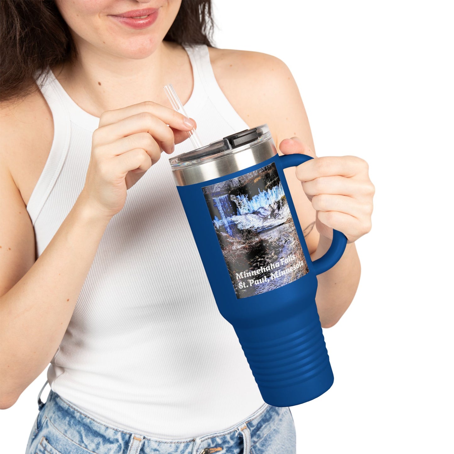 Scenic Insulated Travel Mug, 40oz | Nature Lover's Coffee Cup, Adventure Accessory, Gift for Travel Enthusiasts, Outdoor Explorer