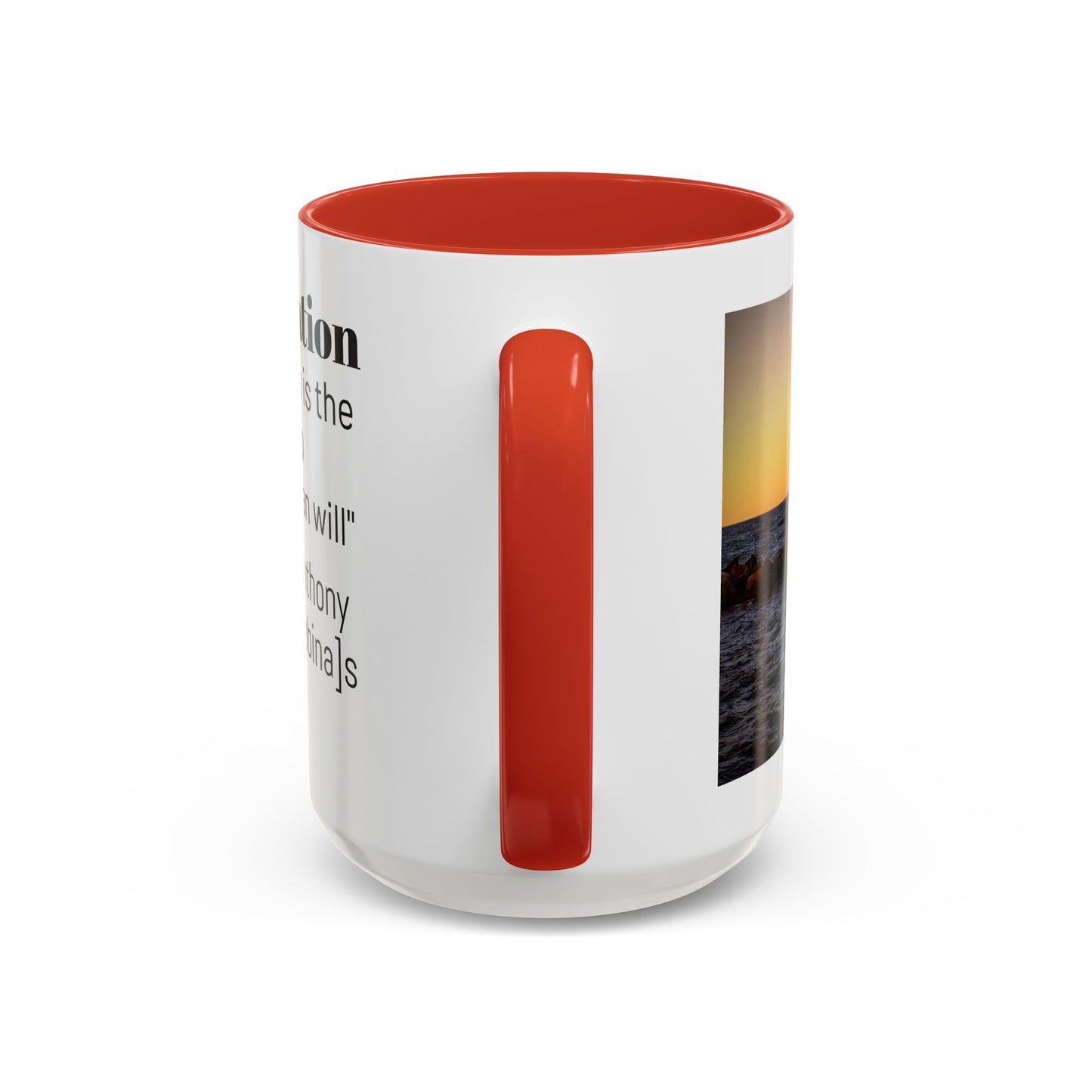 Inspirational Coffee Mug, Motivational Gift for Coffee Lovers, Office Decor, Determination Quote Mug, Unique Housewarming Present