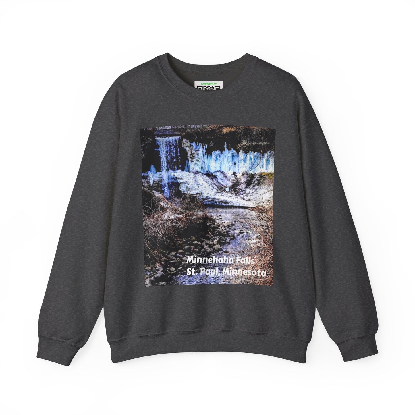 Scenic Minnesota Sweatshirt, Cozy Crewneck, Nature Lover Gift, Unisex Apparel, Vintage Travel Design, Comfortable Layering