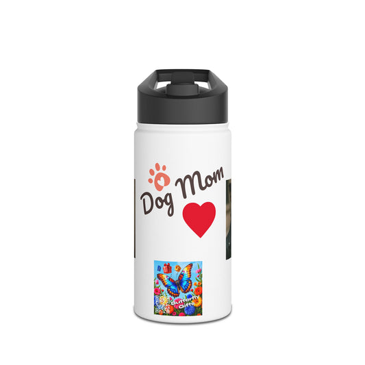 Copy of Dog Mom Stainless Steel Water Bottle, Animal Lover Gift, Eco-Friendly Hydration, Pet Owner Travel Mug, Unique Dog Parent Accessory