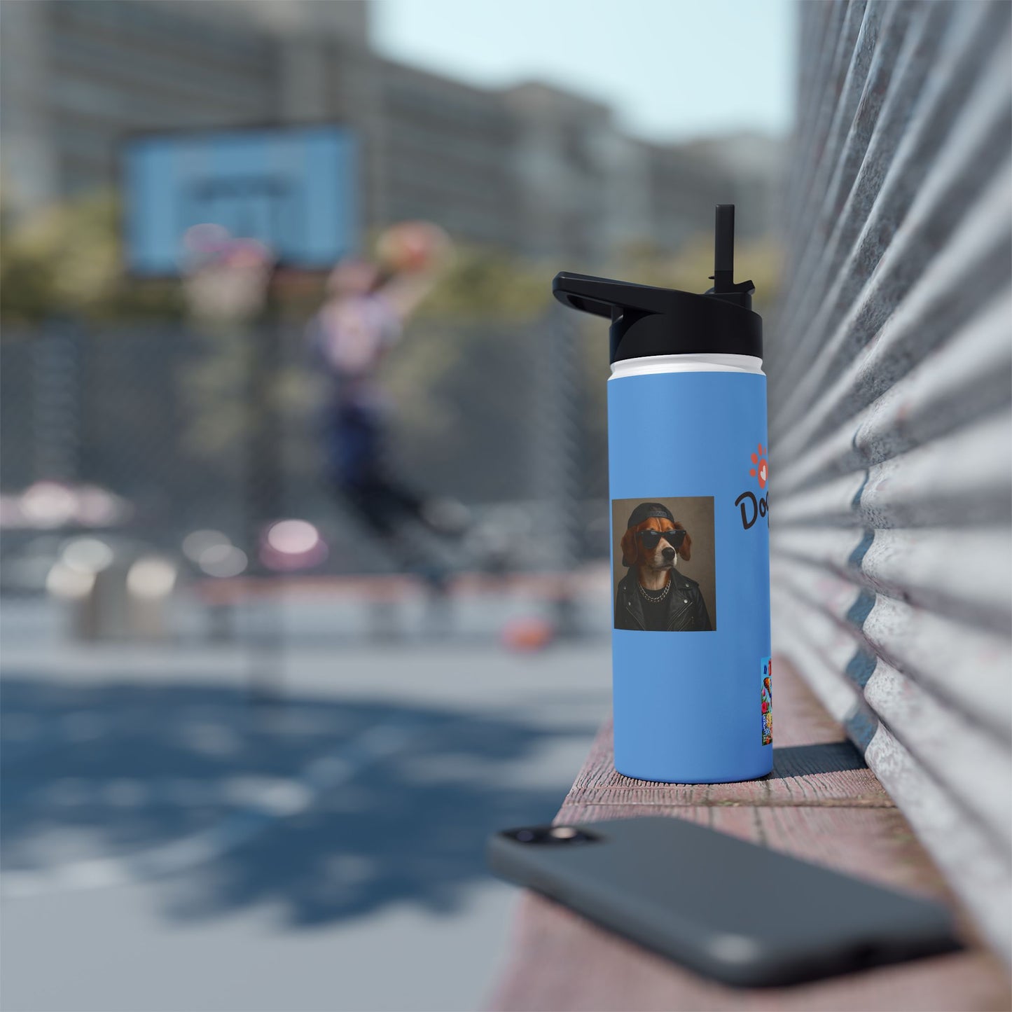 Dog Mom Stainless Steel Water Bottle, Animal Lover Gift, Eco-Friendly Hydration, Pet Owner Travel Mug, Unique Dog Parent Accessory