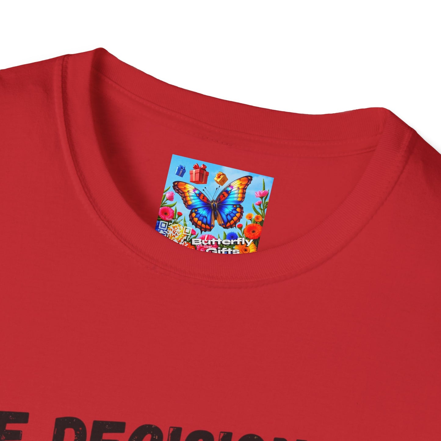 Motivational Quote T-Shirt | Decisions Shape Your Future | Gift for Friends, Inspirational Apparel, Unisex Tee, Self-Improvement