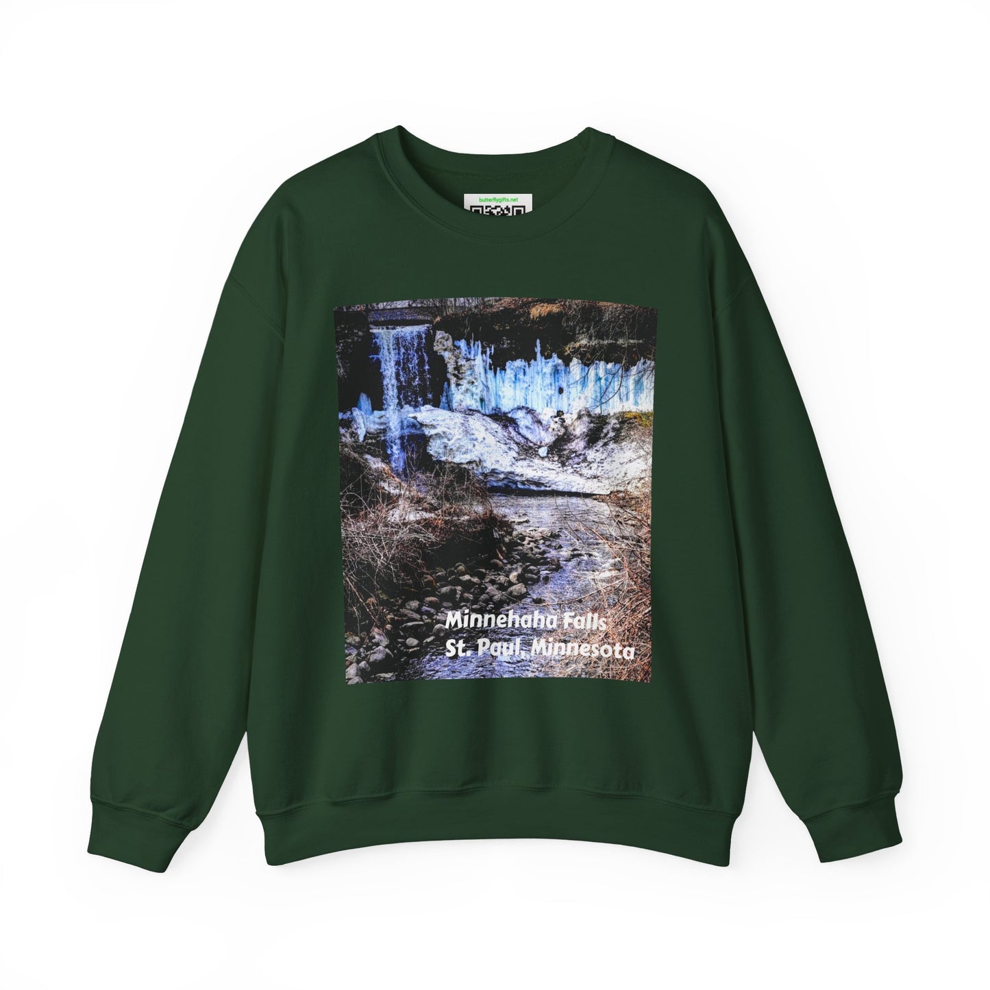 Scenic Minnesota Sweatshirt, Cozy Crewneck, Nature Lover Gift, Unisex Apparel, Vintage Travel Design, Comfortable Layering