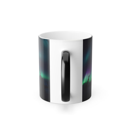 Aurora Borealis Color Morphing Mug, Unique Gift for Coffee Lovers, Home Decor, Magical Moods, Perfect for Holidays