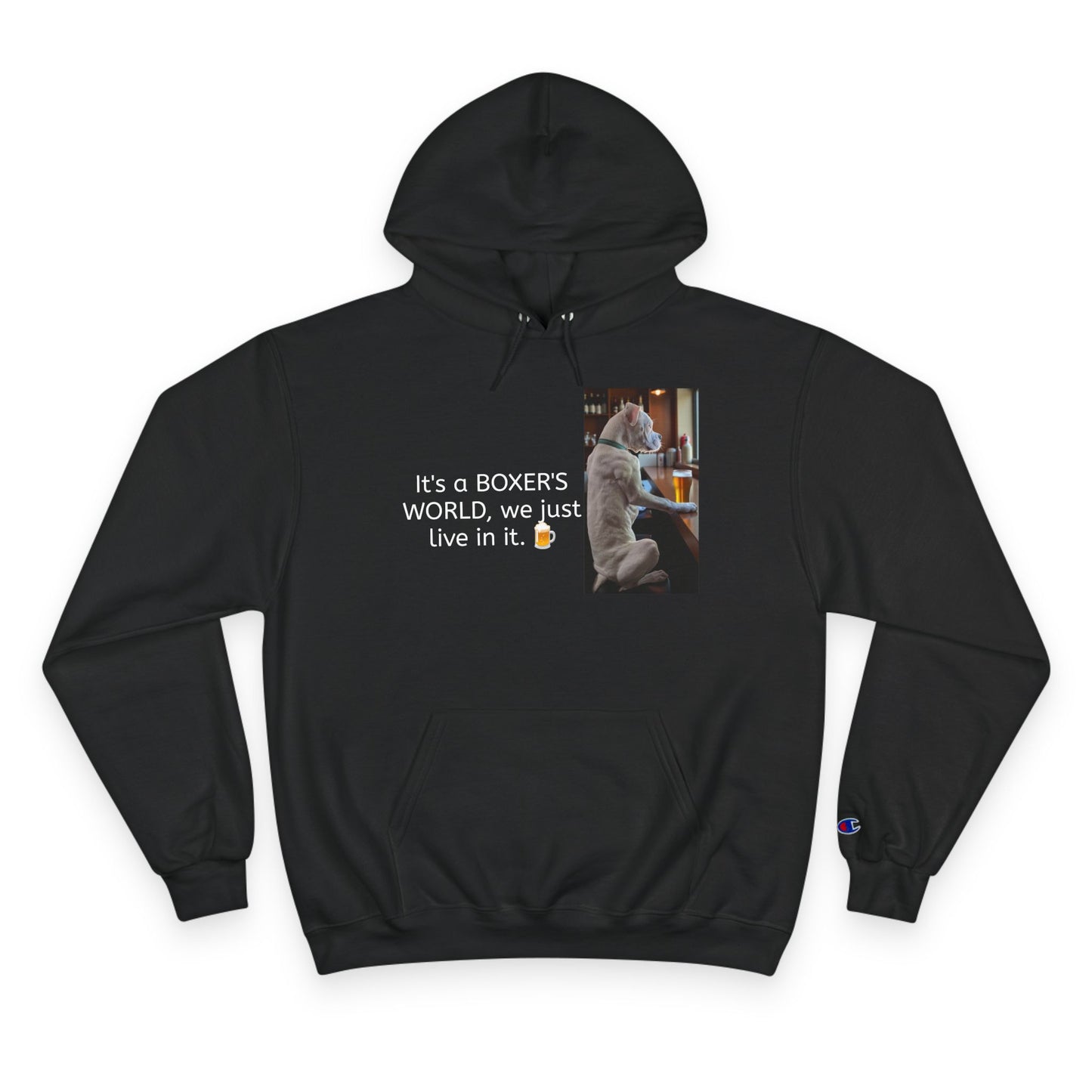 Boxer Dog Lover Hoodie - It's a Boxer's World Design