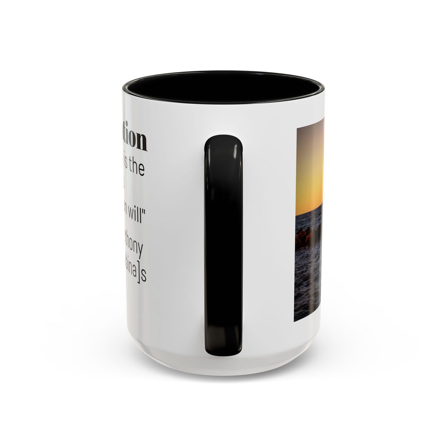 Inspirational Coffee Mug, Motivational Gift for Coffee Lovers, Office Decor, Determination Quote Mug, Unique Housewarming Present