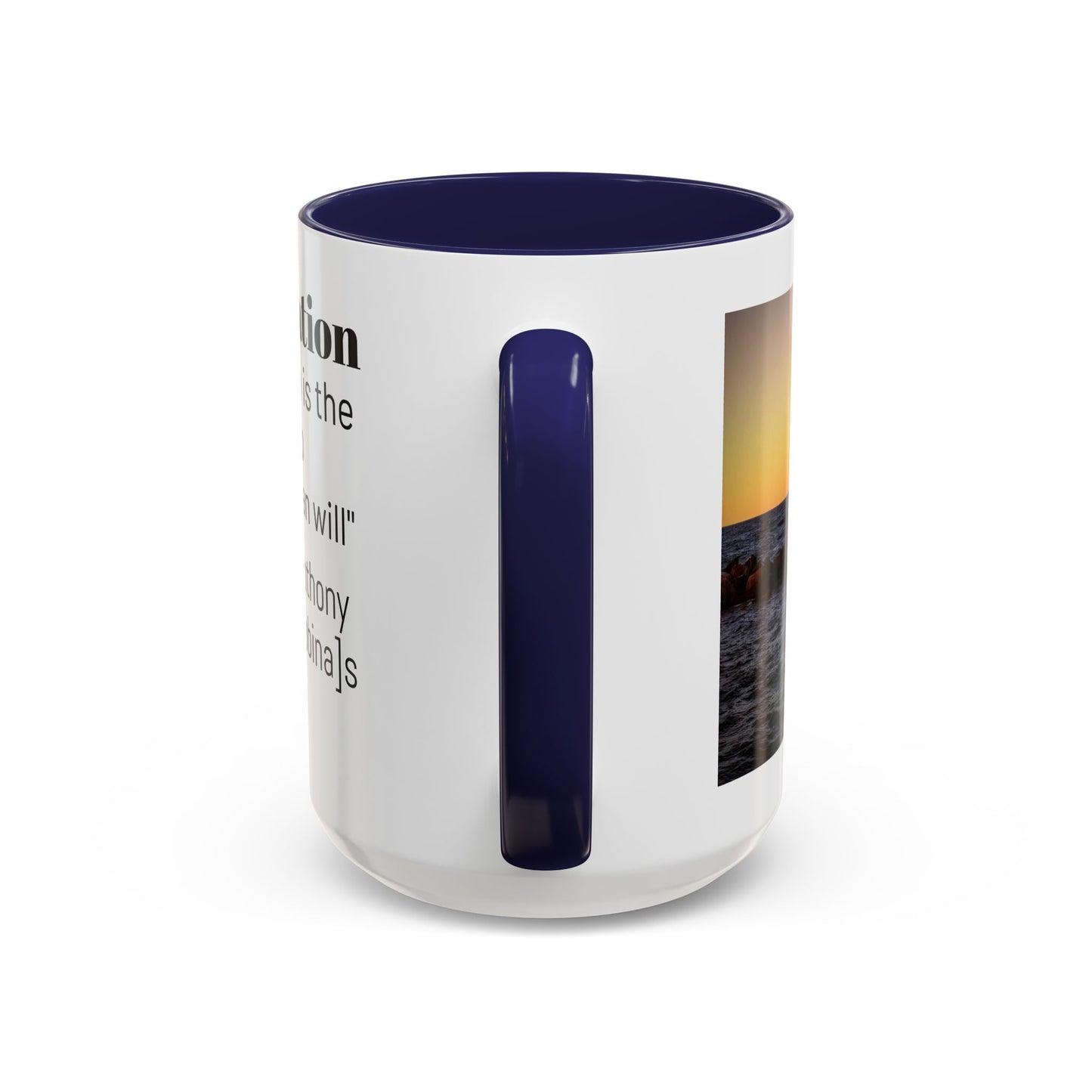 Inspirational Coffee Mug, Motivational Gift for Coffee Lovers, Office Decor, Determination Quote Mug, Unique Housewarming Present