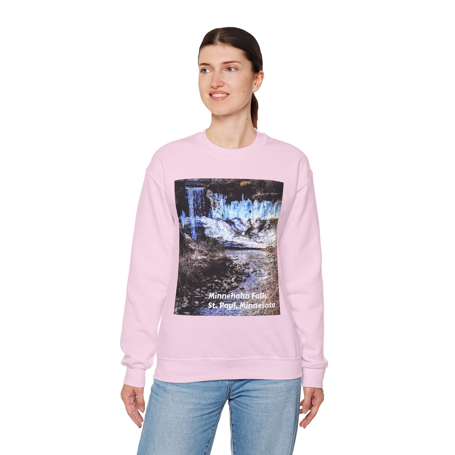 Scenic Minnesota Sweatshirt, Cozy Crewneck, Nature Lover Gift, Unisex Apparel, Vintage Travel Design, Comfortable Layering