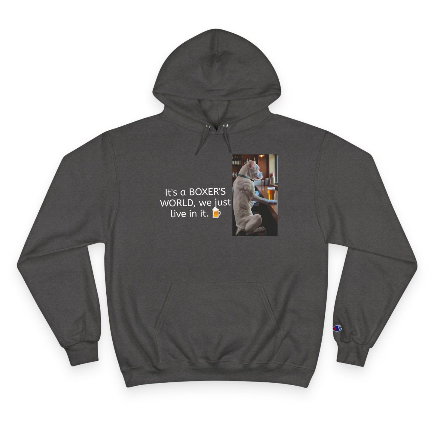 Boxer Dog Lover Hoodie - It's a Boxer's World Design