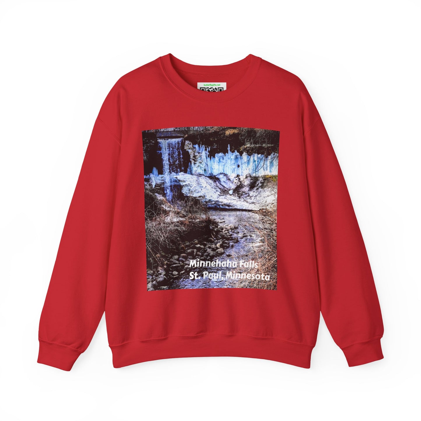Scenic Minnesota Sweatshirt, Cozy Crewneck, Nature Lover Gift, Unisex Apparel, Vintage Travel Design, Comfortable Layering