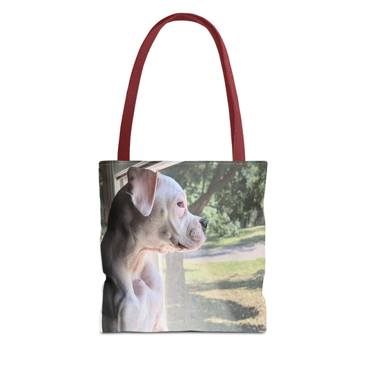 Dog Lover's Tote Bag - Featuring Adorable Pup, Perfect for Pet Owners, Beach Days, Shopping, Gifts, Eco-Friendly