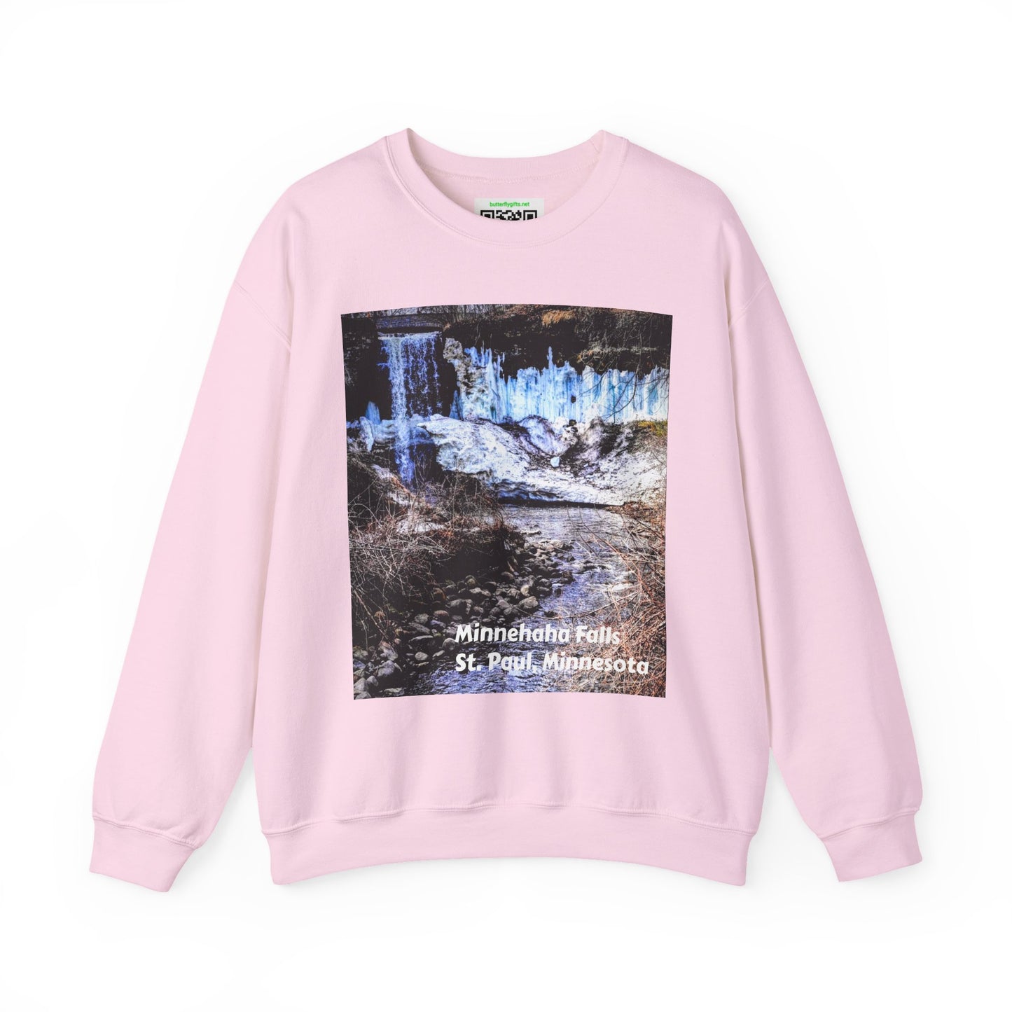 Scenic Minnesota Sweatshirt, Cozy Crewneck, Nature Lover Gift, Unisex Apparel, Vintage Travel Design, Comfortable Layering