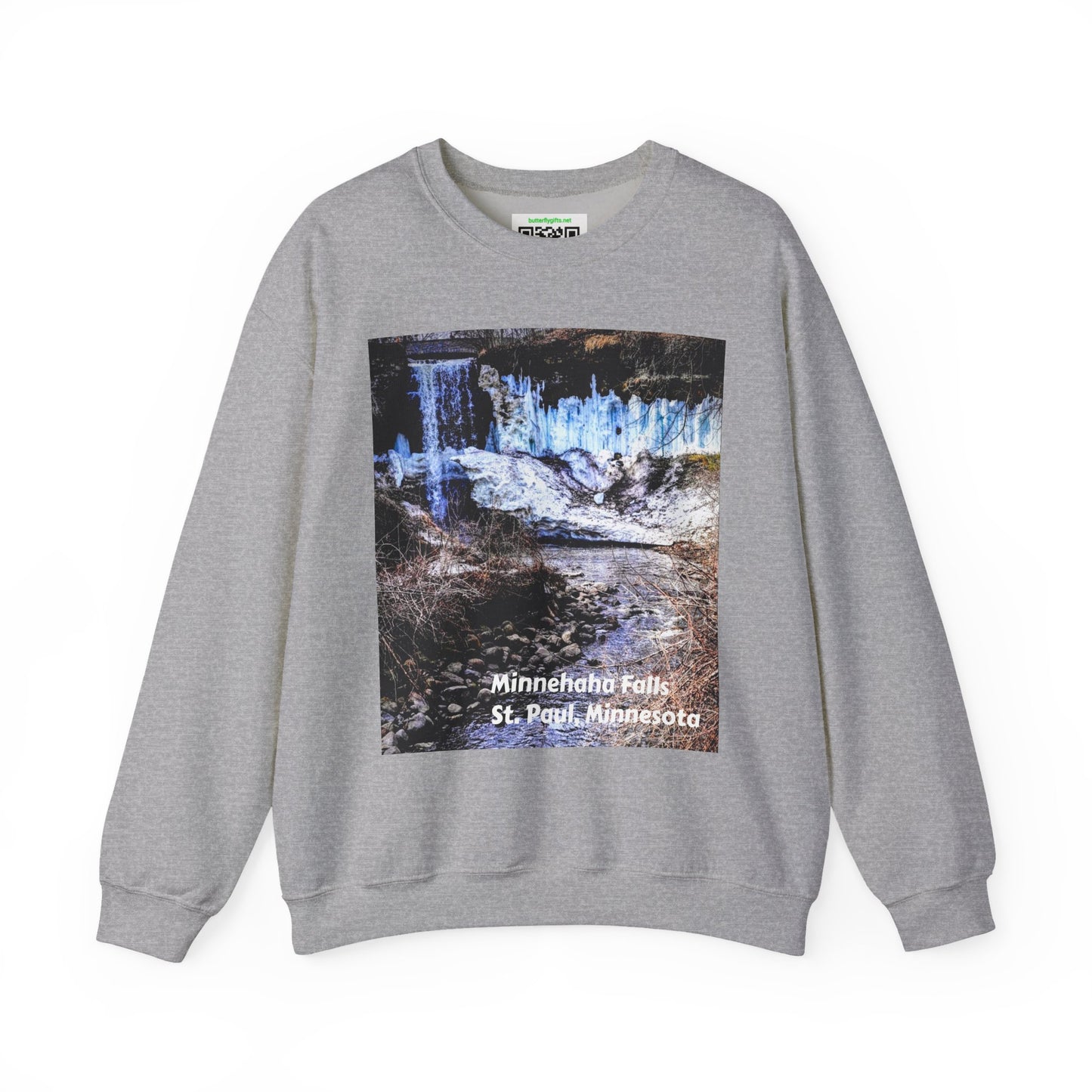 Scenic Minnesota Sweatshirt, Cozy Crewneck, Nature Lover Gift, Unisex Apparel, Vintage Travel Design, Comfortable Layering