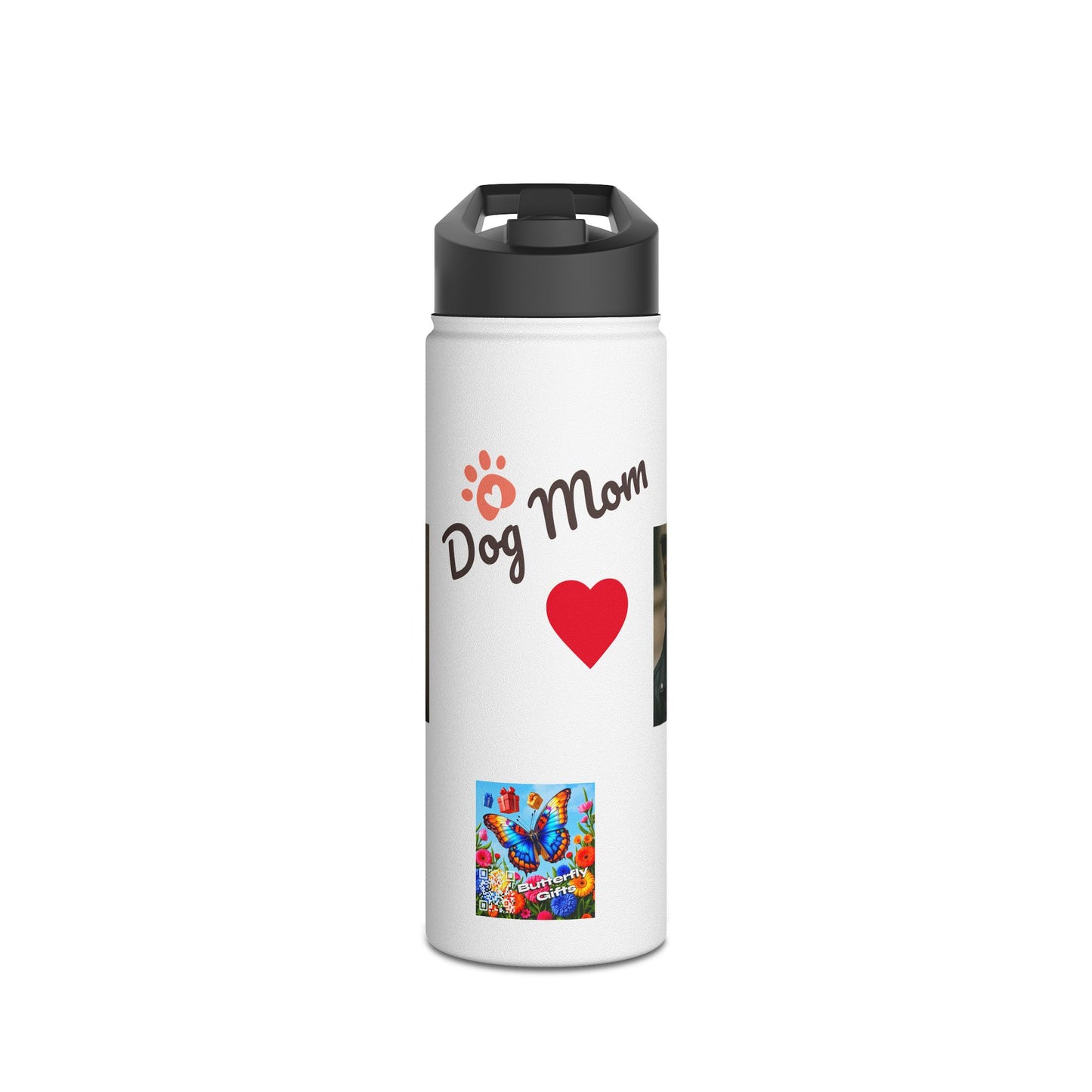 Copy of Dog Mom Stainless Steel Water Bottle, Animal Lover Gift, Eco-Friendly Hydration, Pet Owner Travel Mug, Unique Dog Parent Accessory