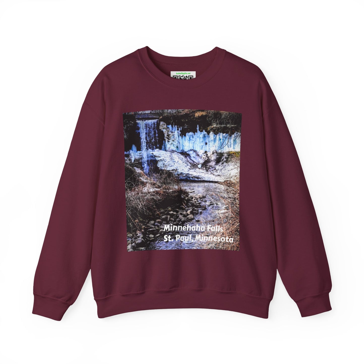 Scenic Minnesota Sweatshirt, Cozy Crewneck, Nature Lover Gift, Unisex Apparel, Vintage Travel Design, Comfortable Layering