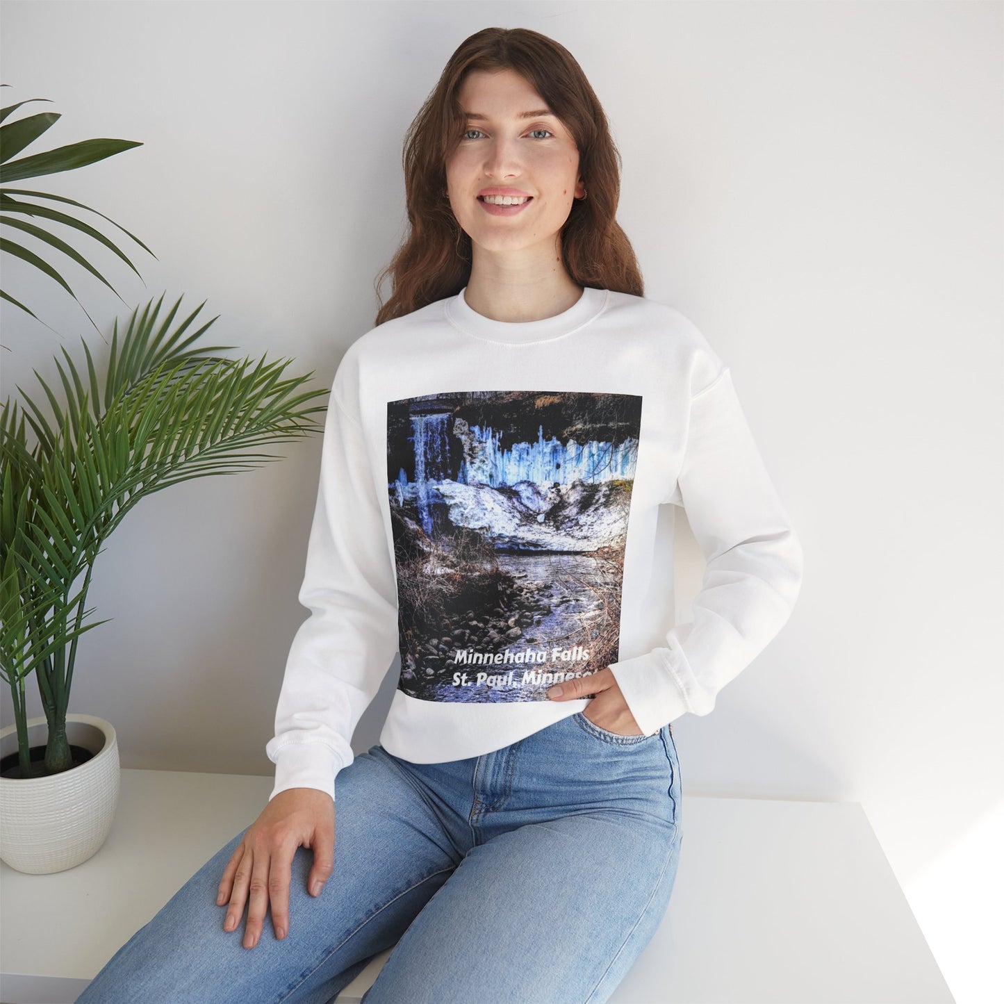 Scenic Minnesota Sweatshirt, Cozy Crewneck, Nature Lover Gift, Unisex Apparel, Vintage Travel Design, Comfortable Layering
