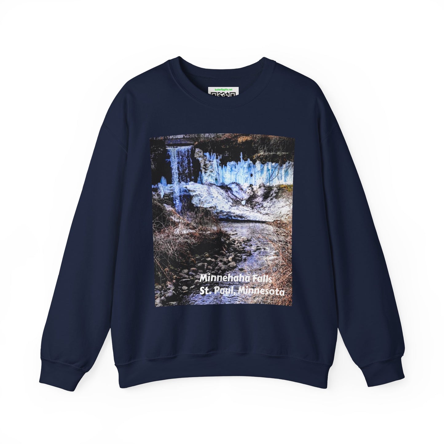Scenic Minnesota Sweatshirt, Cozy Crewneck, Nature Lover Gift, Unisex Apparel, Vintage Travel Design, Comfortable Layering
