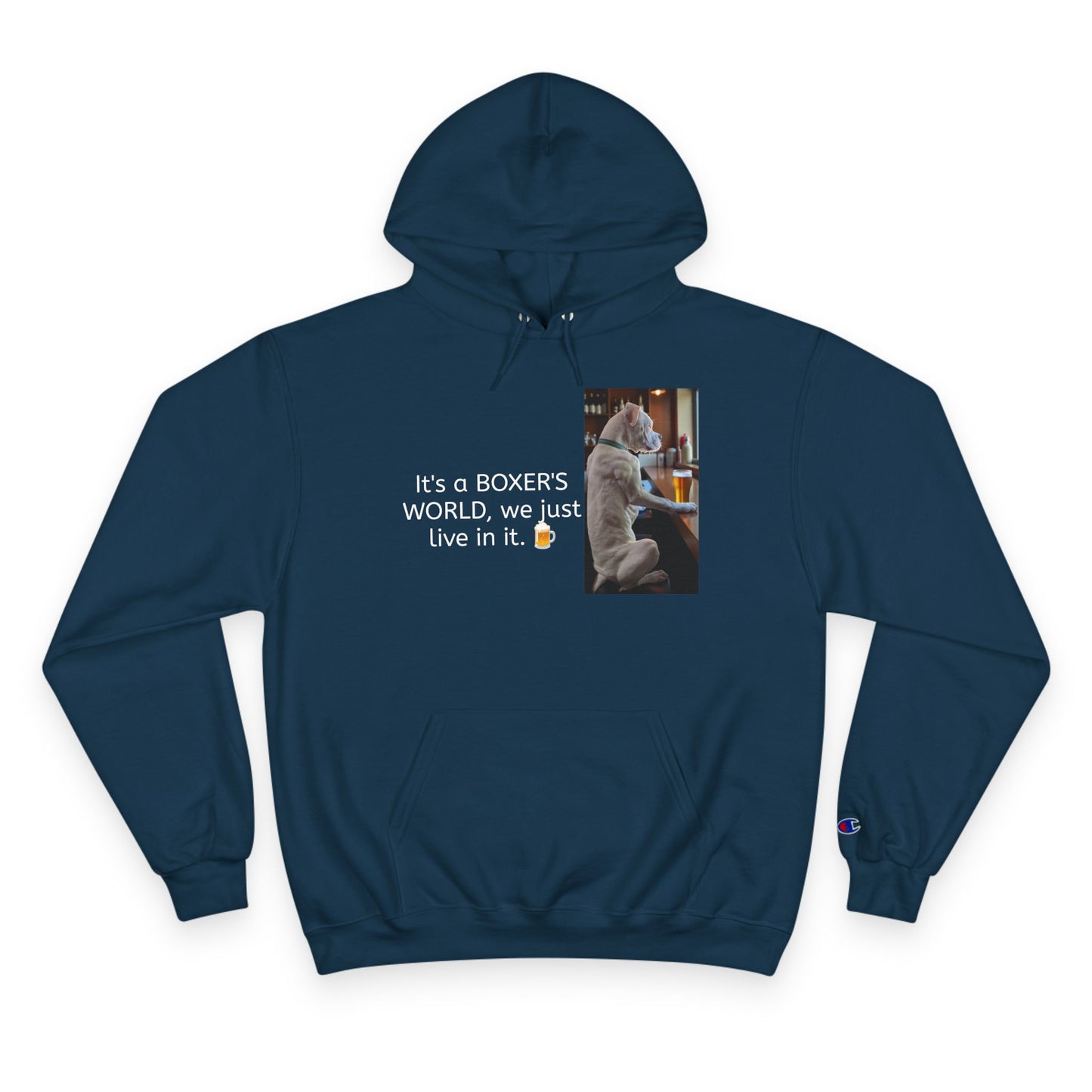 Boxer Dog Lover Hoodie - It's a Boxer's World Design