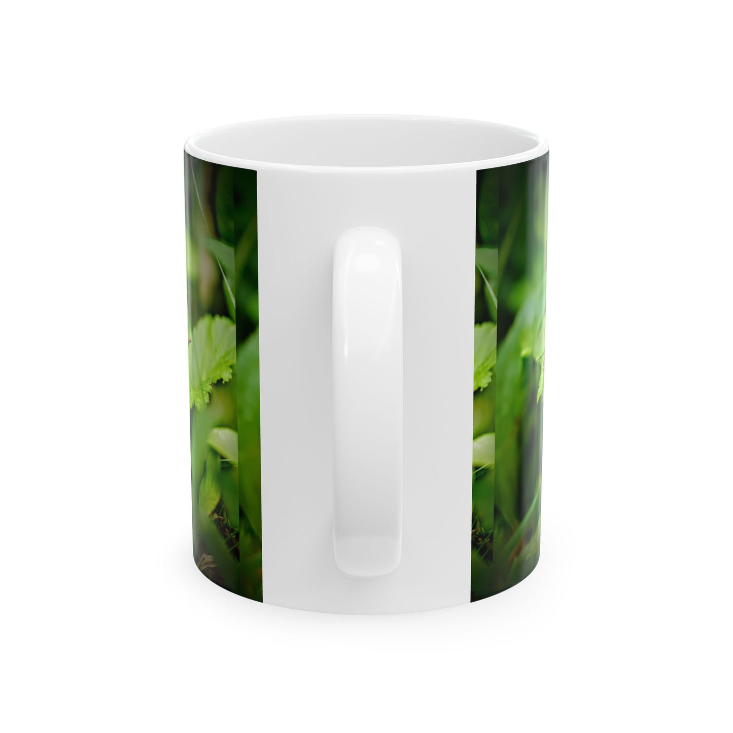 Nature-Inspired Ceramic Mug, Botanical Coffee Cup, Gift for Gardeners, Eco-Friendly Drinkware, Home Decor, Nature Lover's Mug