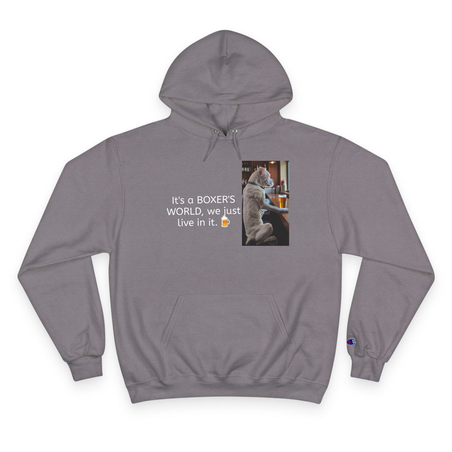 Boxer Dog Lover Hoodie - It's a Boxer's World Design