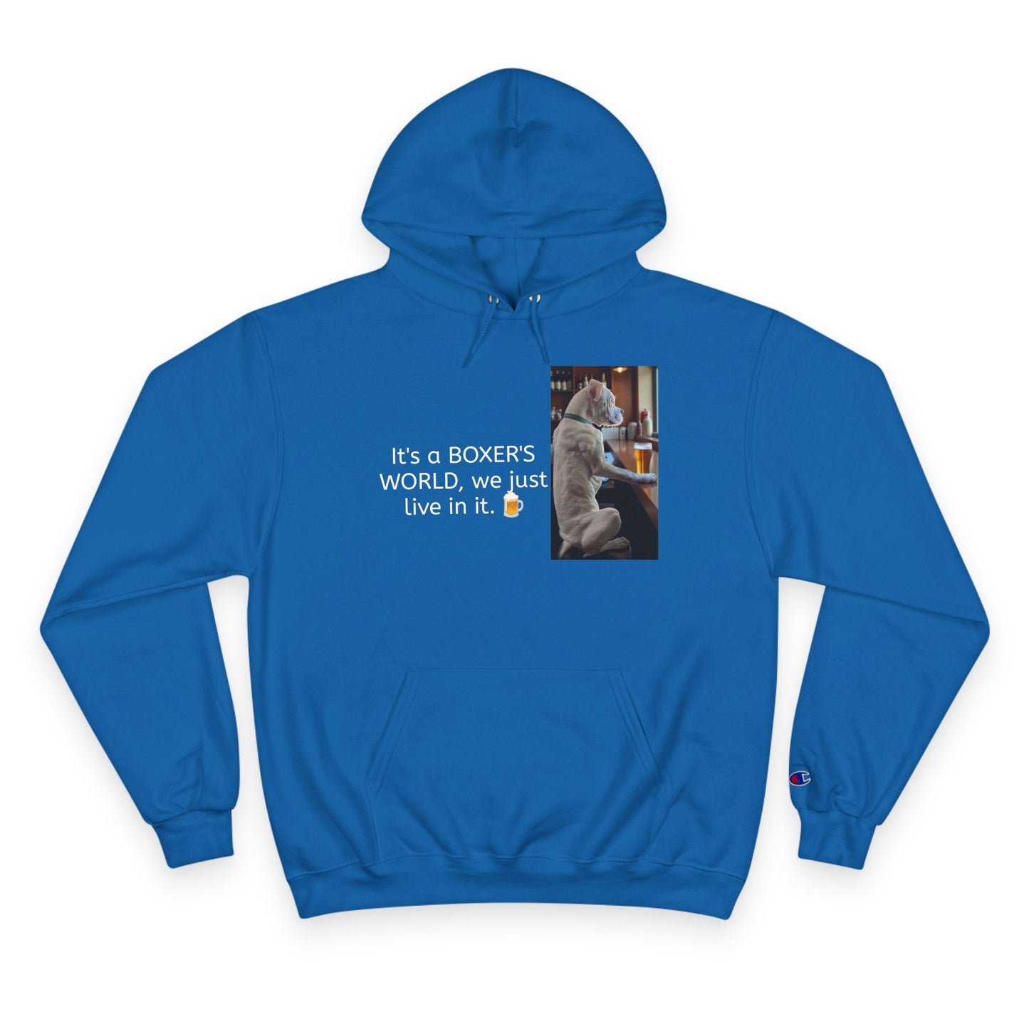 Boxer Dog Lover Hoodie - It's a Boxer's World Design
