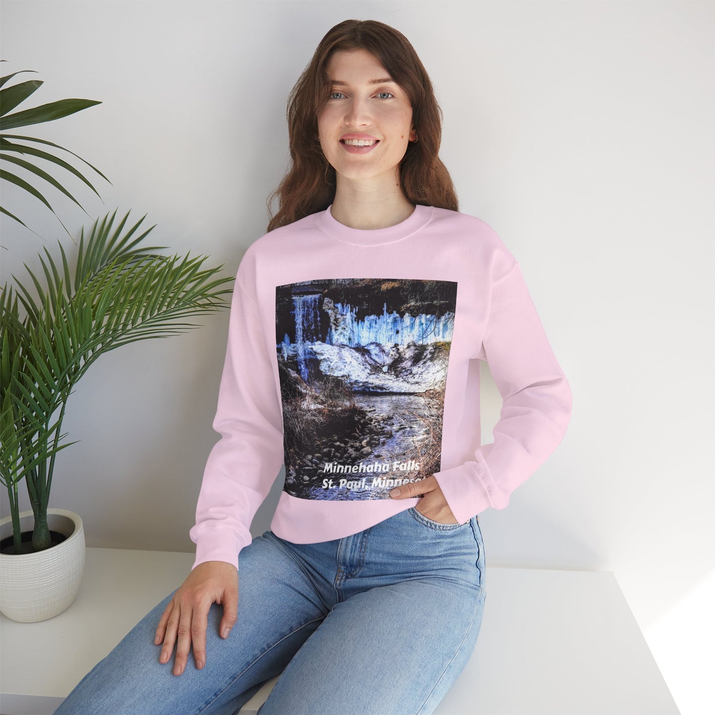 Scenic Minnesota Sweatshirt, Cozy Crewneck, Nature Lover Gift, Unisex Apparel, Vintage Travel Design, Comfortable Layering