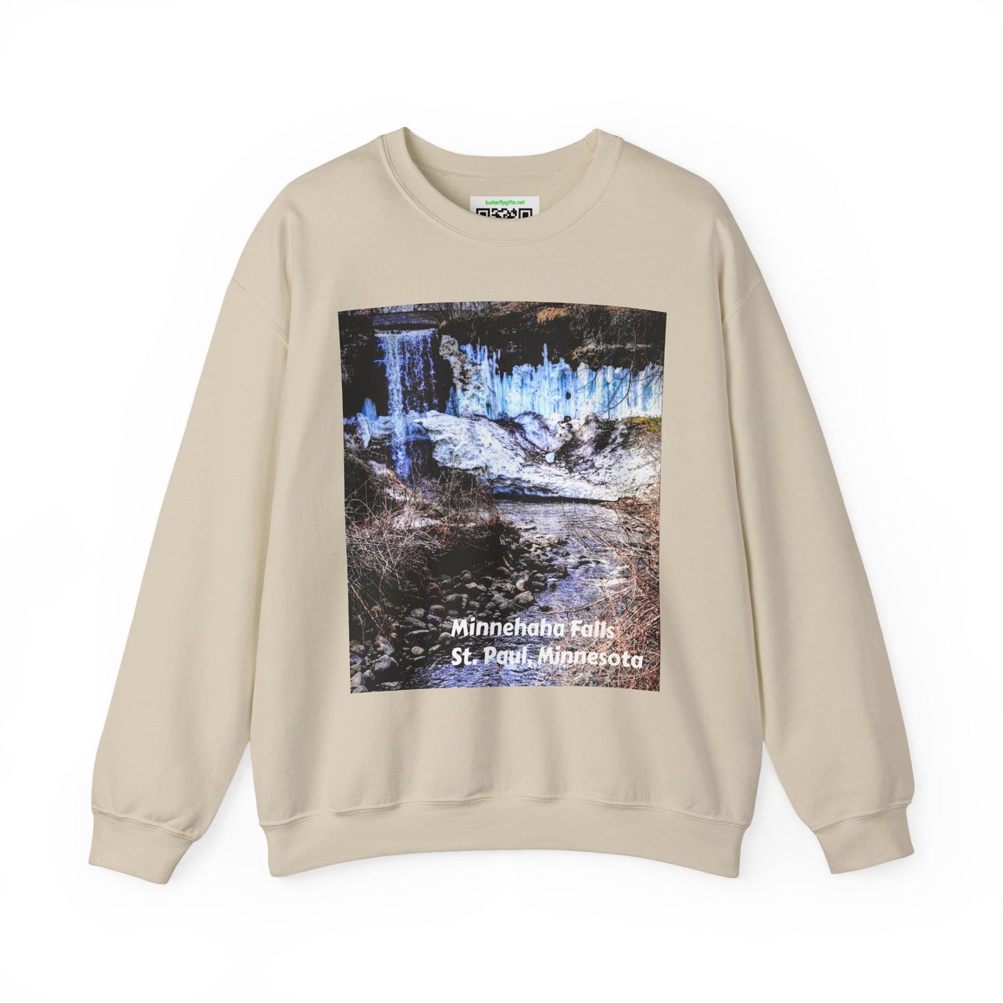 Scenic Minnesota Sweatshirt, Cozy Crewneck, Nature Lover Gift, Unisex Apparel, Vintage Travel Design, Comfortable Layering