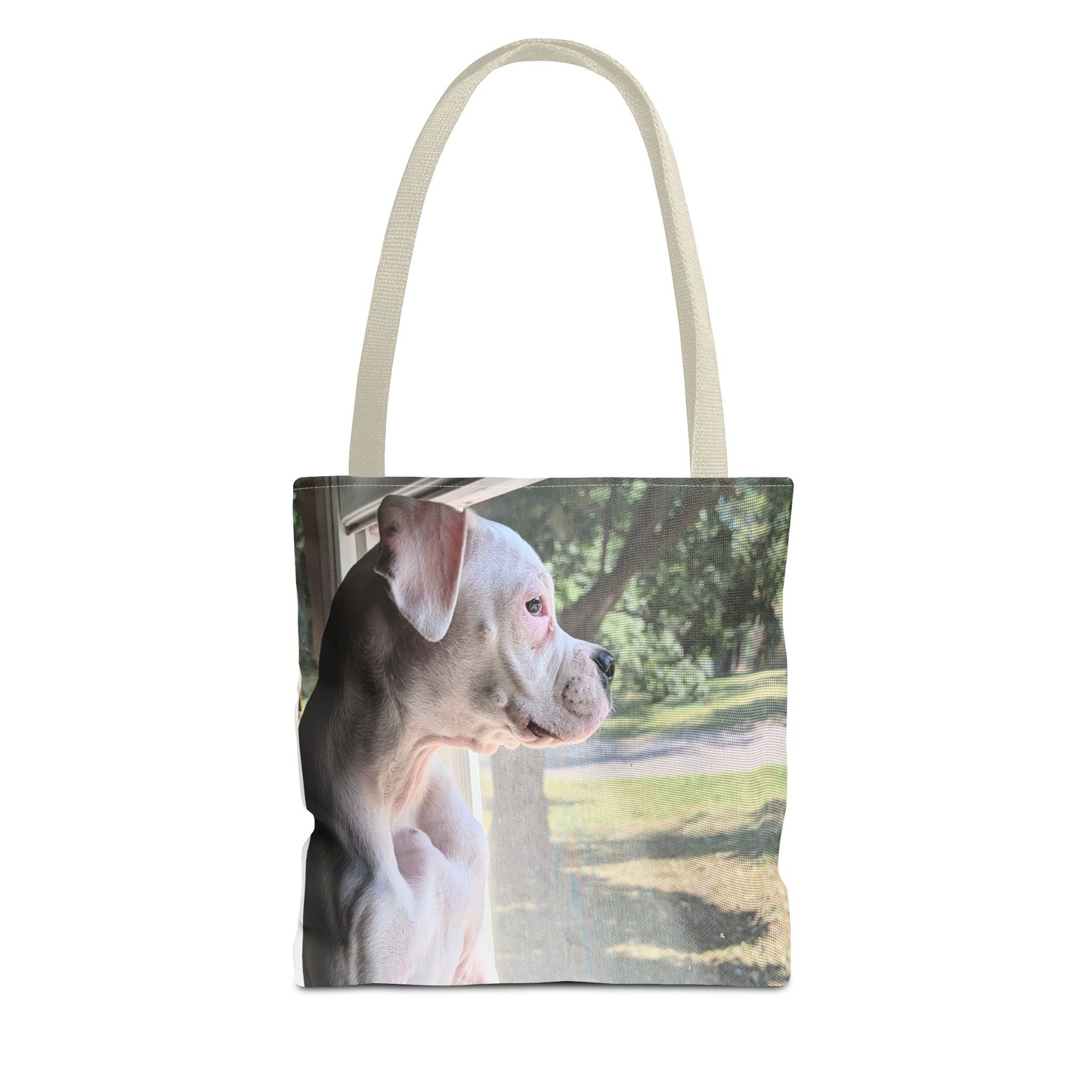 Dog Lover's Tote Bag - Featuring Adorable Pup, Perfect for Pet Owners, Beach Days, Shopping, Gifts, Eco-Friendly